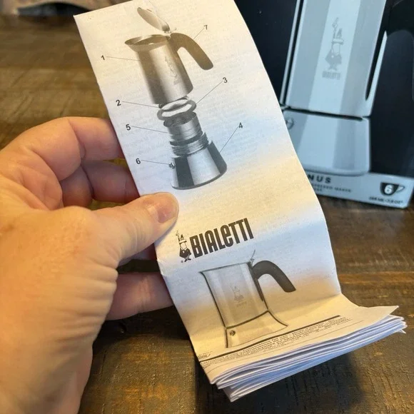 Bialetti Venus Coffee Espresso Maker 6 Cups Induction Stainless 00007255 - Picture 4 of 16